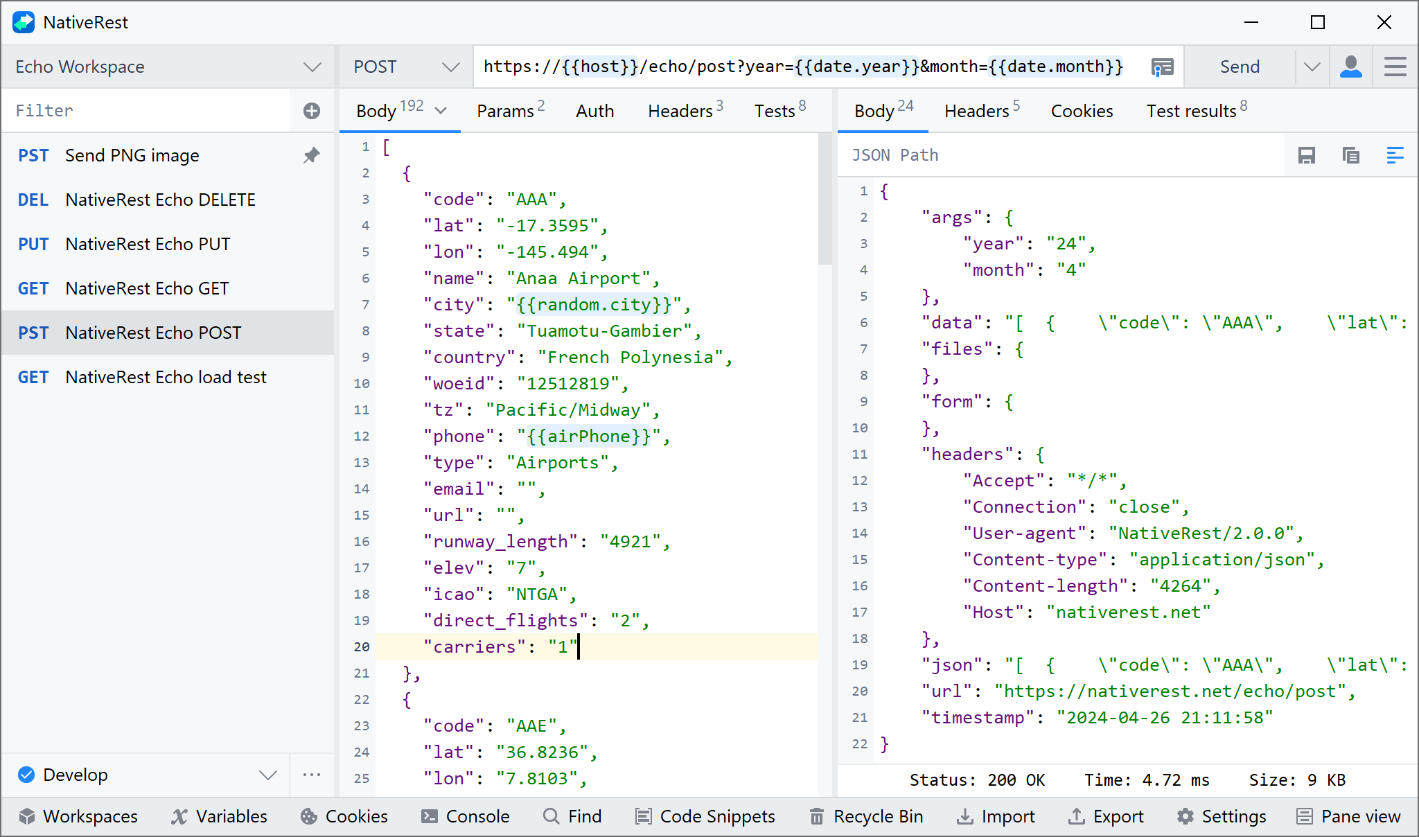 NativeRest: Free Postman Alternative for Rest API