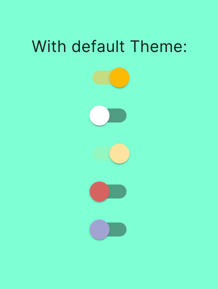Different Colored Bottom Sliders After Using The Prop