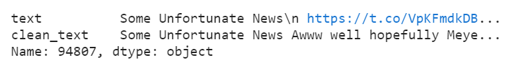 remove links Text pre-processing with Python