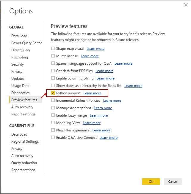 Power BI’s integration with R & Python