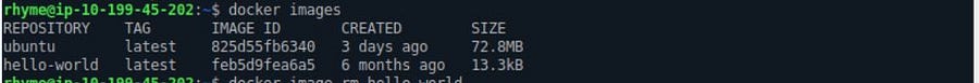 Image files list