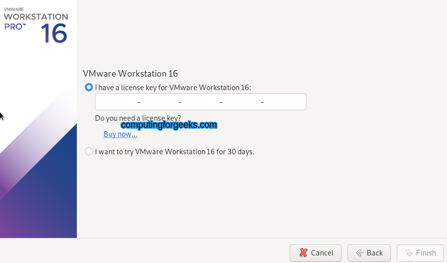 Install VMware Player Workstation 16 on Debian 1110 6