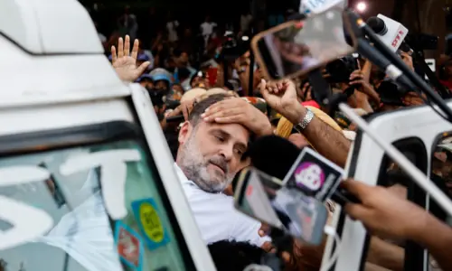 Rahul Gandhi, Indian opposition lawmakers detained over election chief protest for 2nd day Rahul Gandhi, Indian opposition lawmakers detained over election chief protest for 2nd day