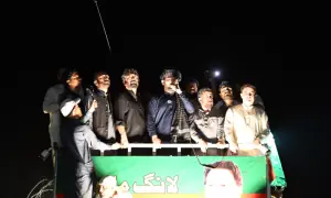 PTI long march: CM Afridi-led convoy camps in Mattani for the night, heads to Khyber next PTI long march: CM Afridi-led convoy camps in Mattani for the night, heads to Khyber next