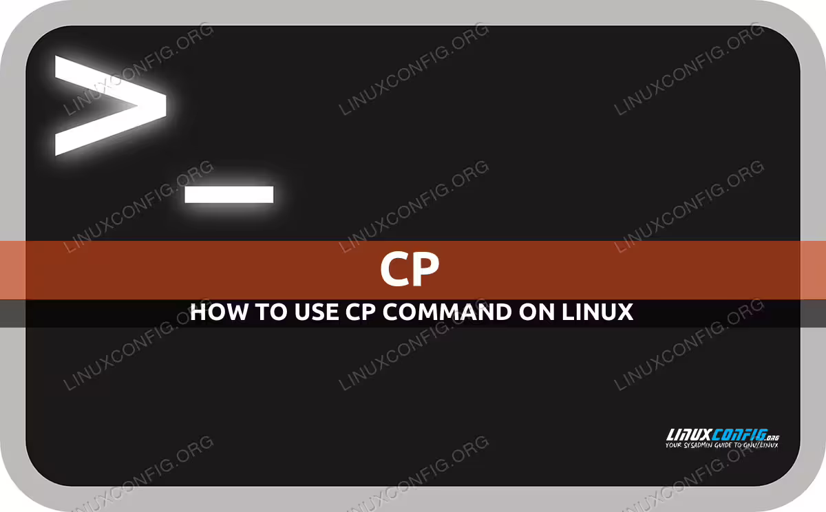 cp command in Linux with examples