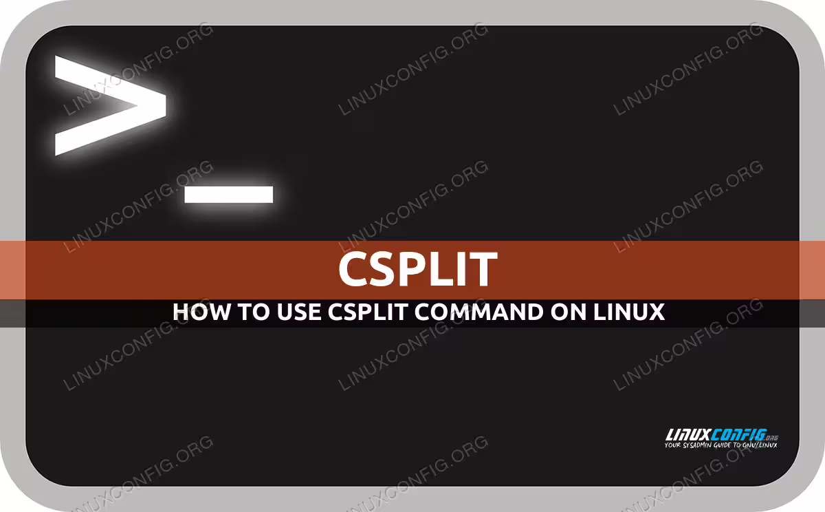 csplit command in Linux with examples