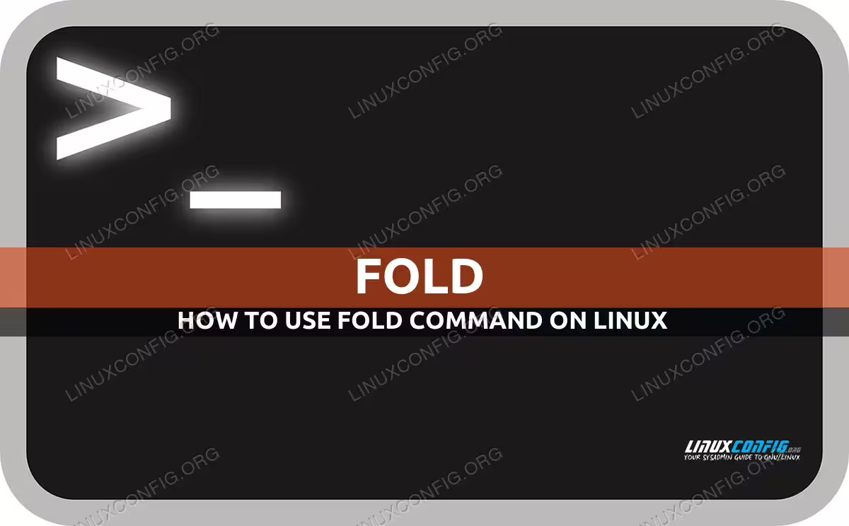 fold command in Linux with examples