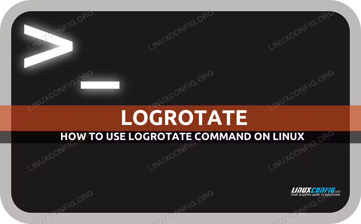 logrotate command in Linux with examples