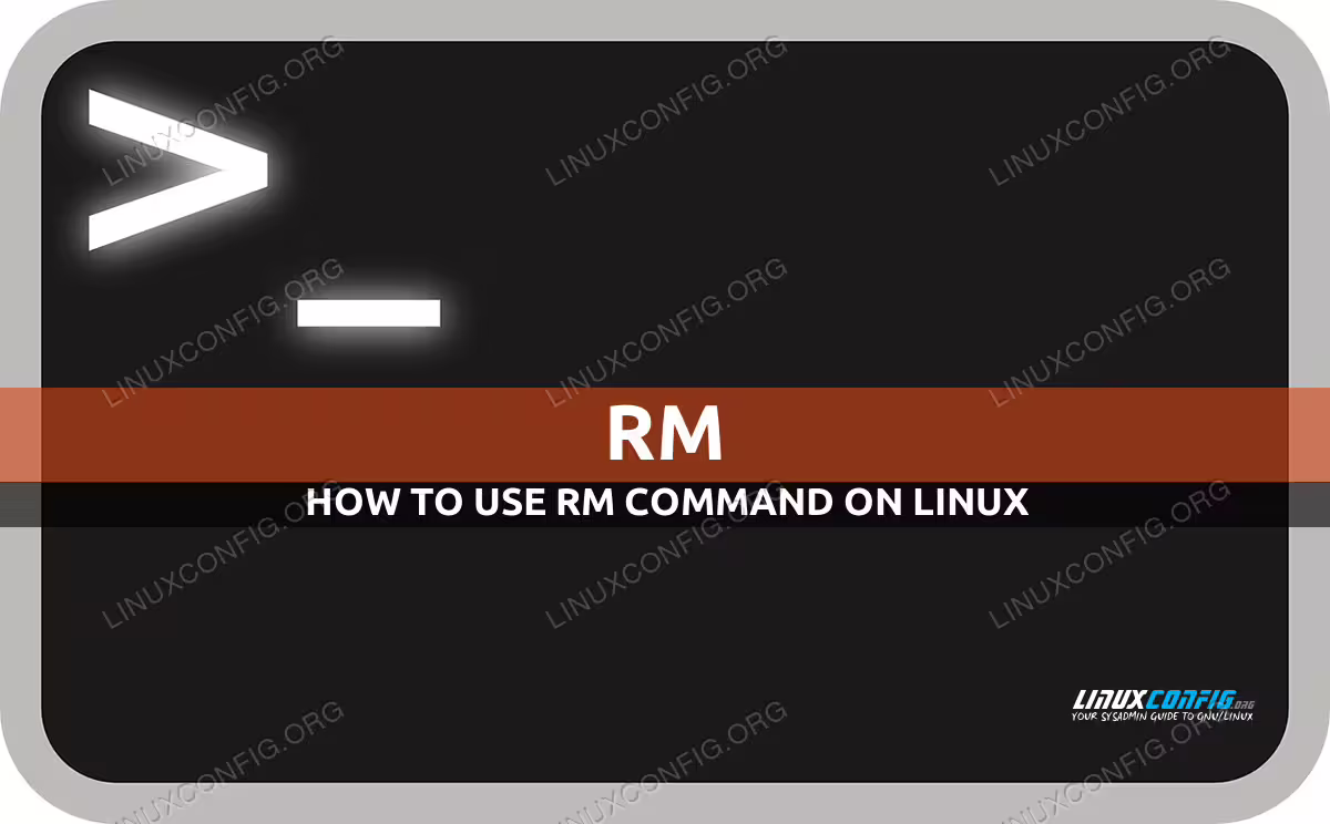 rm command in Linux with examples