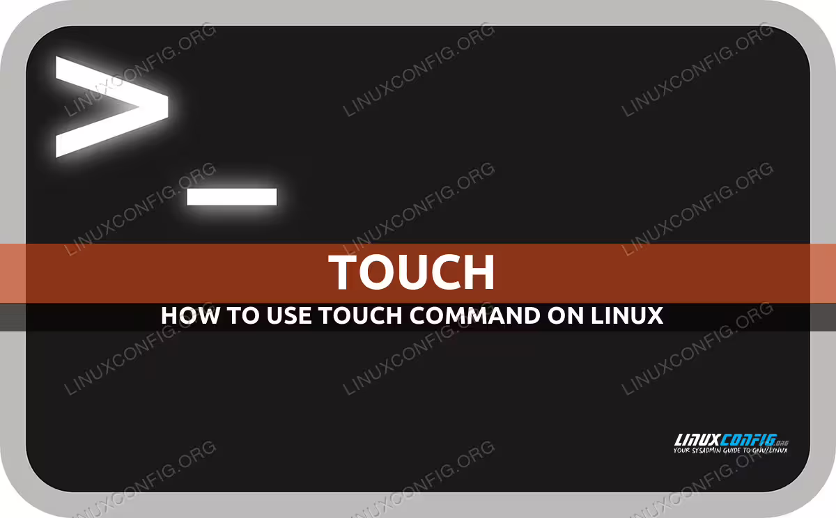 touch command in Linux with examples