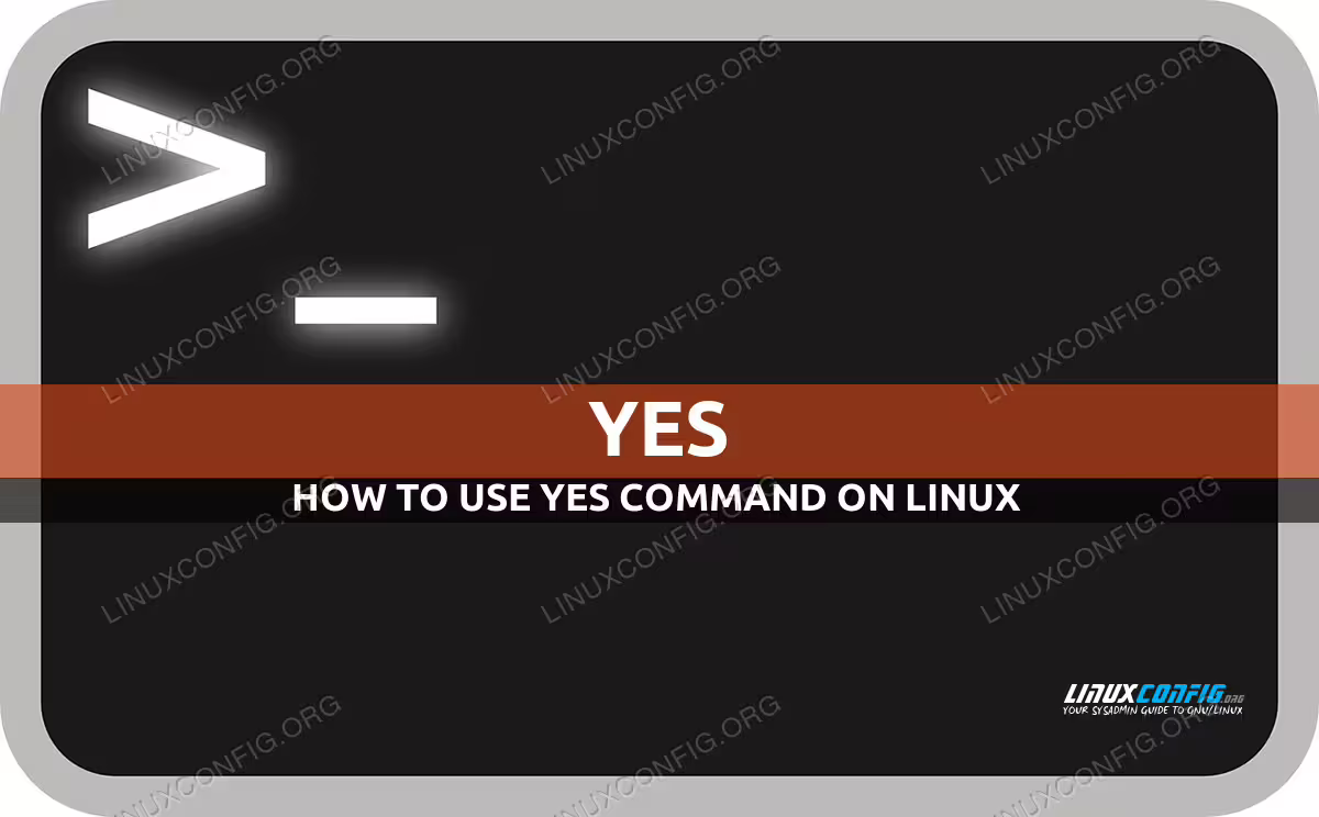 yes command tutorial