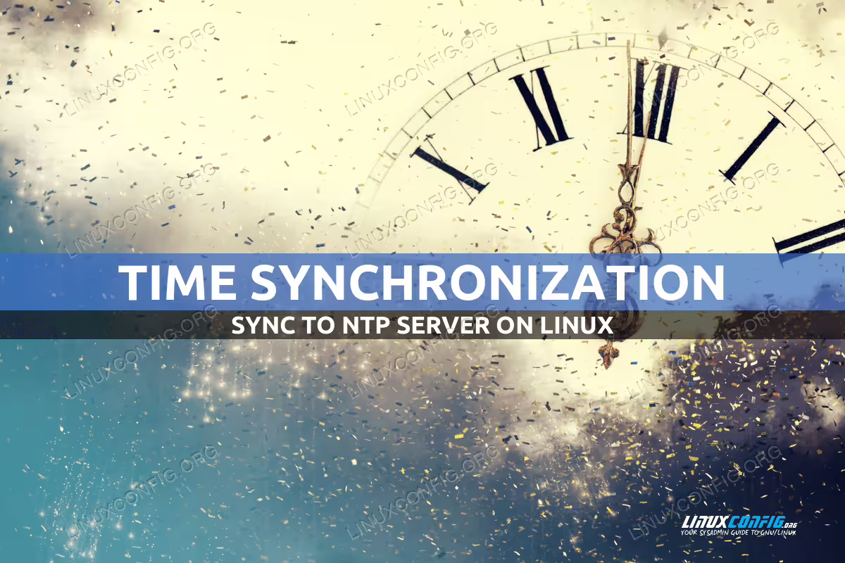 How to synchronize time with NTPD time server