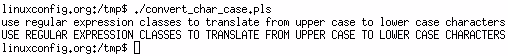 Perl Translation Convert Character Case Perl Translation Convert Character Case