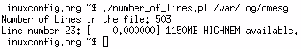 Determine Number of Lines in a File with perl Determine Number of Lines in a File with perl