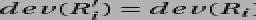 \begin{displaymath} dev(R'_{i})=dev(R_{i})-1, \forall i\in[1,  k-1]\end{displaymath}