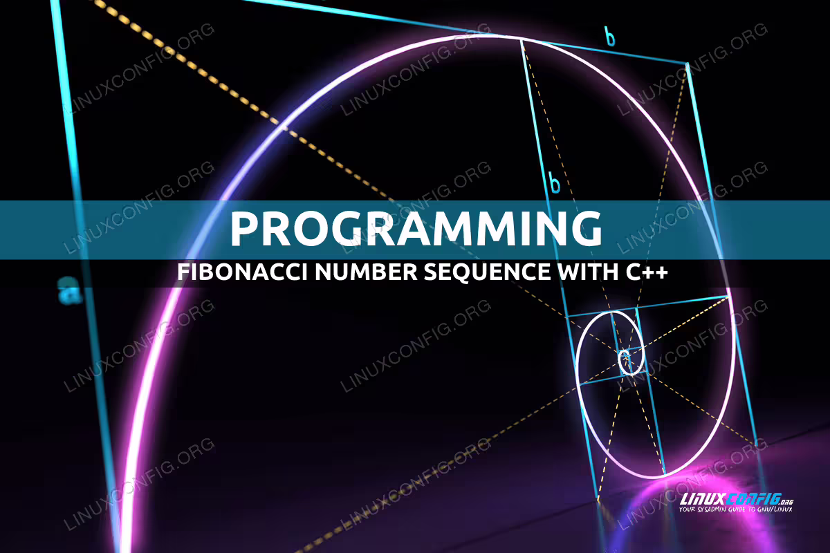 Fibonacci number sequence with C++