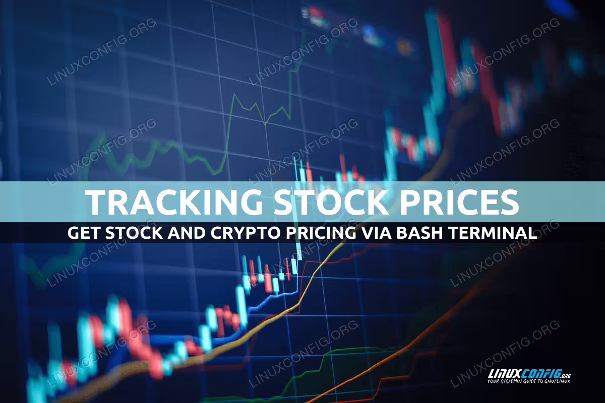 Get stock and crypto price data using shell terminal on Linux
