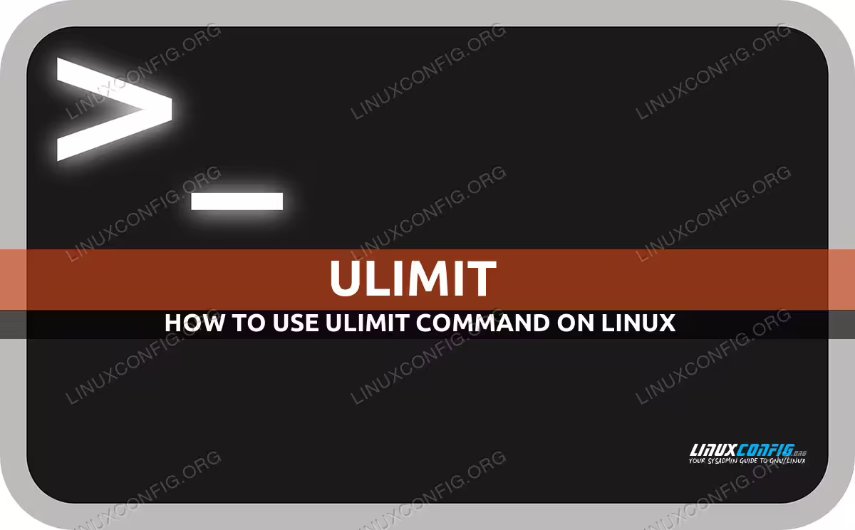 ulimit command in Linux with examples