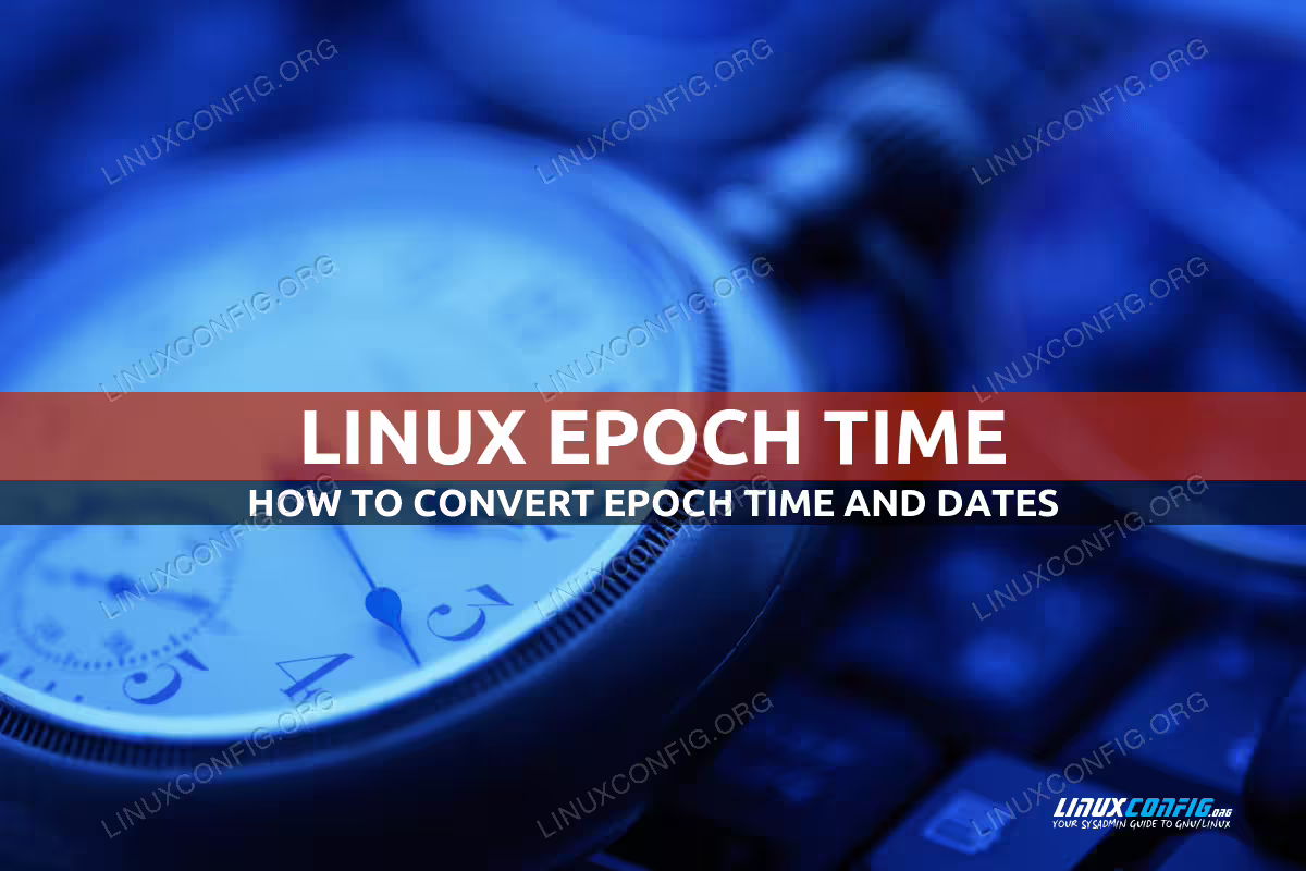 Linux epoch time