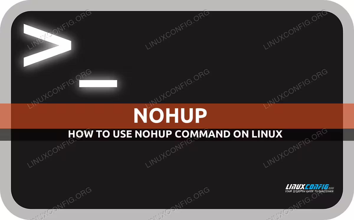 nohup command in Linux with examples