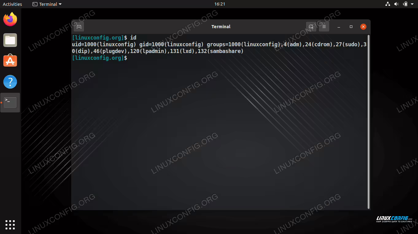 Show the group the current user is in, while also showing all the group IDs