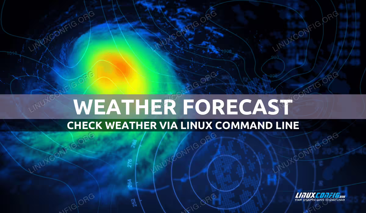 Retrieve Weather information using Linux command line