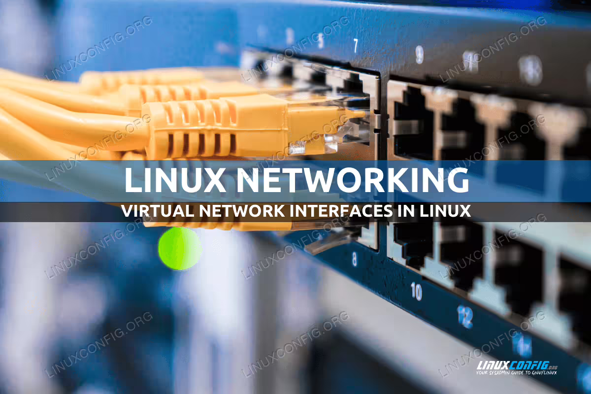 Linux virtual network interface