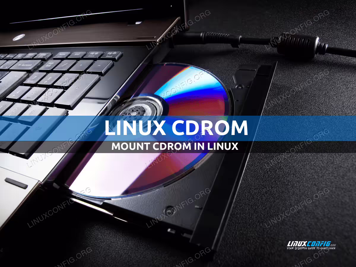 How to mount cdrom in Linux