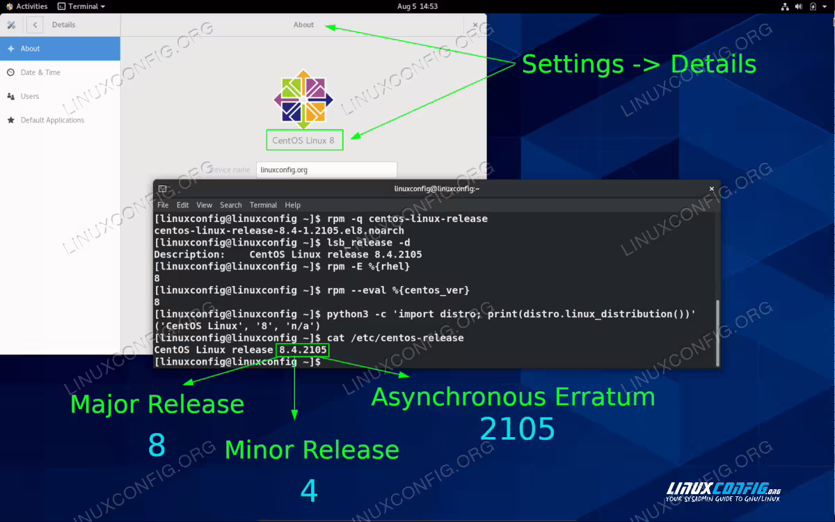 How to check CentOS version