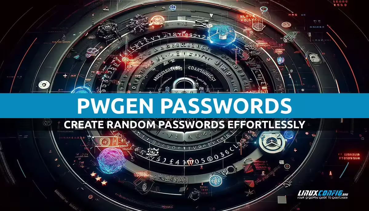 How to use a command line random password generator PWGEN on Linux