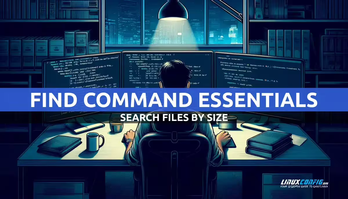 Using the Find Command to Search for Files by Size