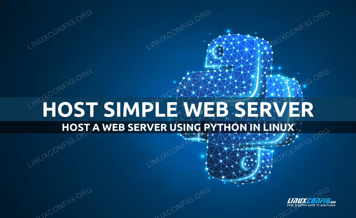 Configure simple web server in Linux