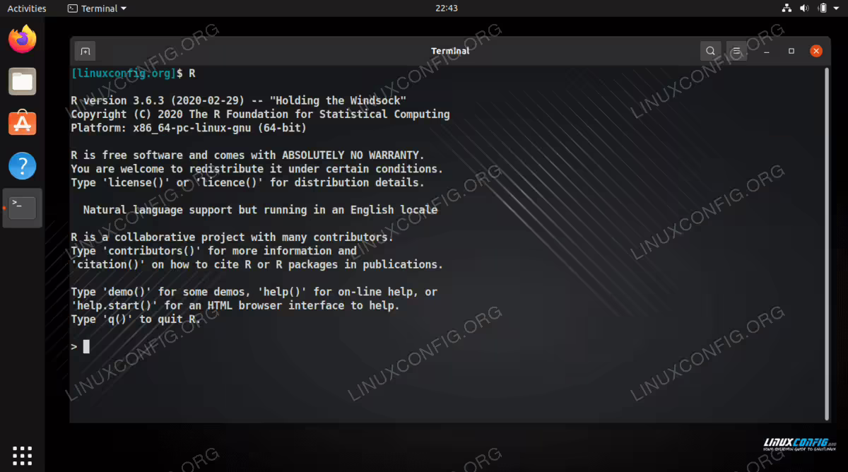 Running R from the Linux command line