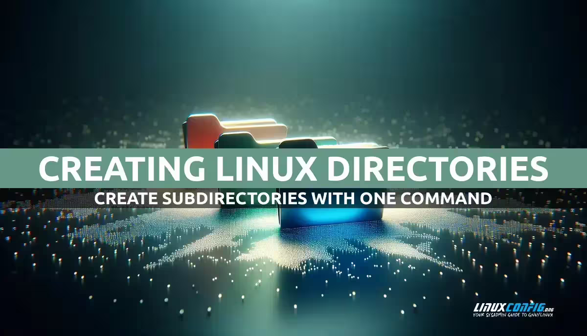 How to create a new subdirectory with a single command on Linux