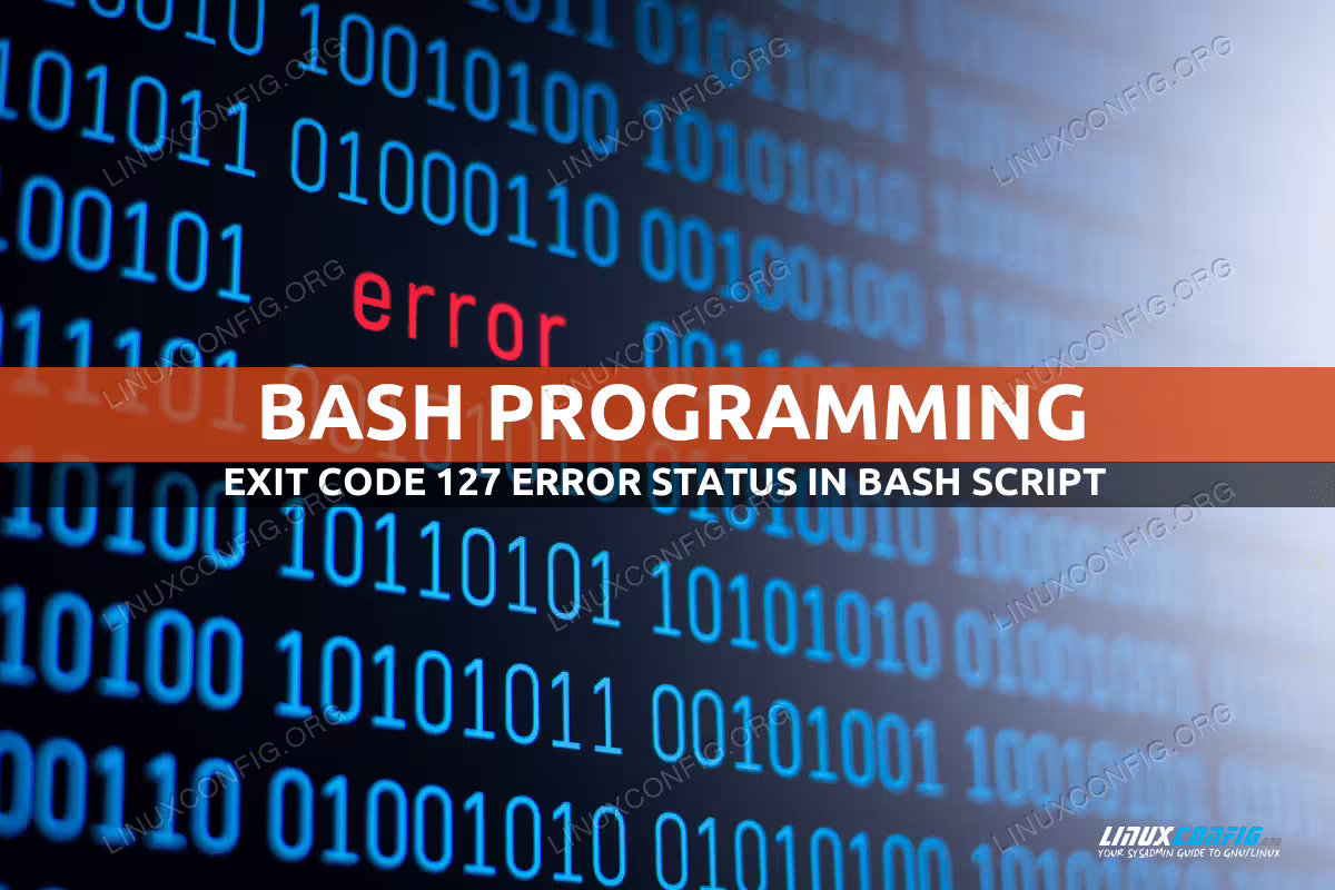 Exit code 127 error status in Bash script