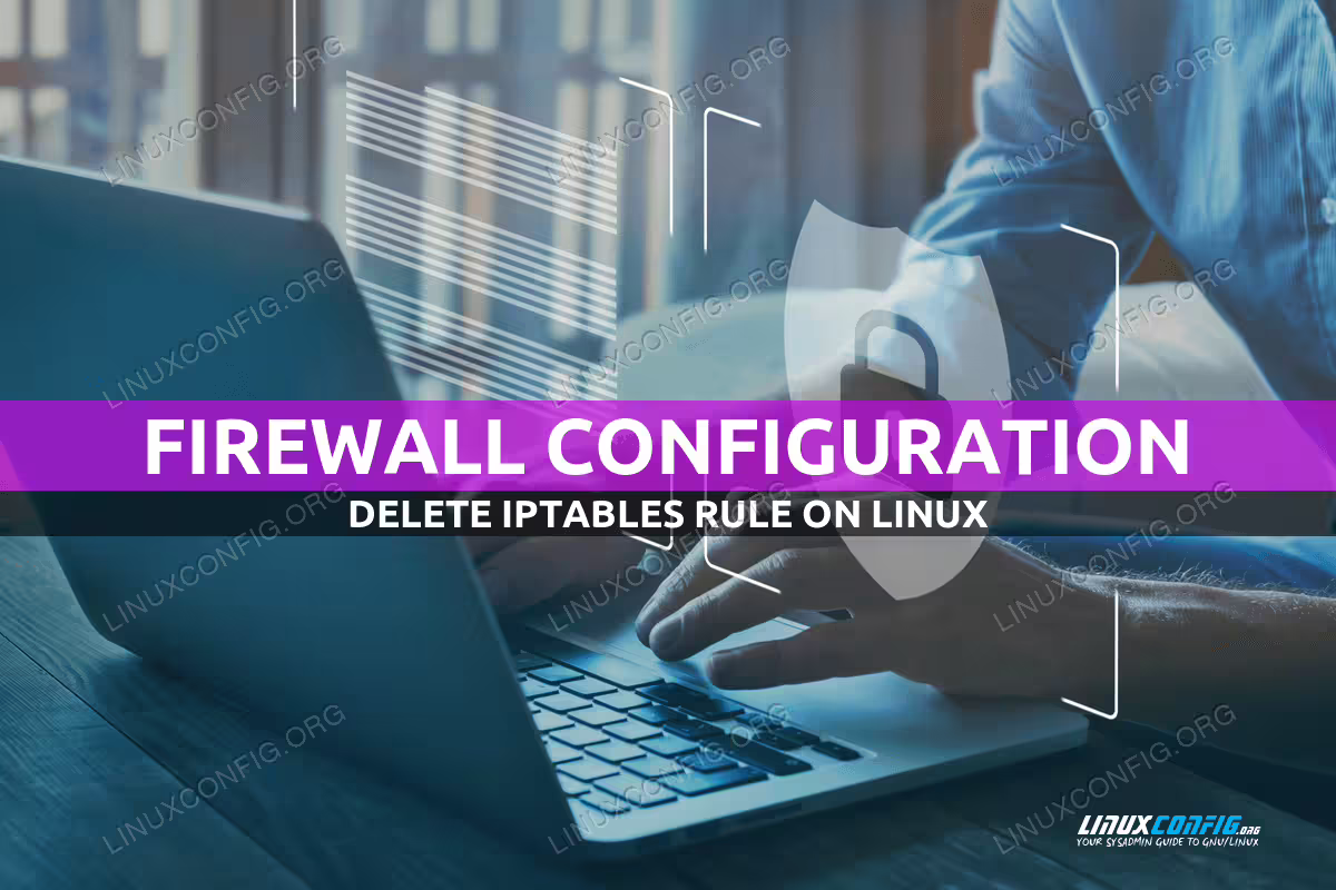 How to remove iptables rule