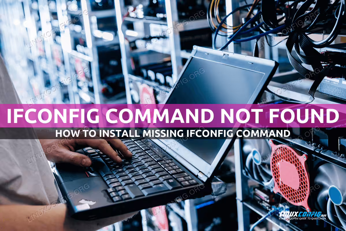 Installing and using the ifconfig command on Debian