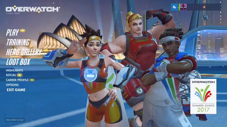 Overwatch Title Screen