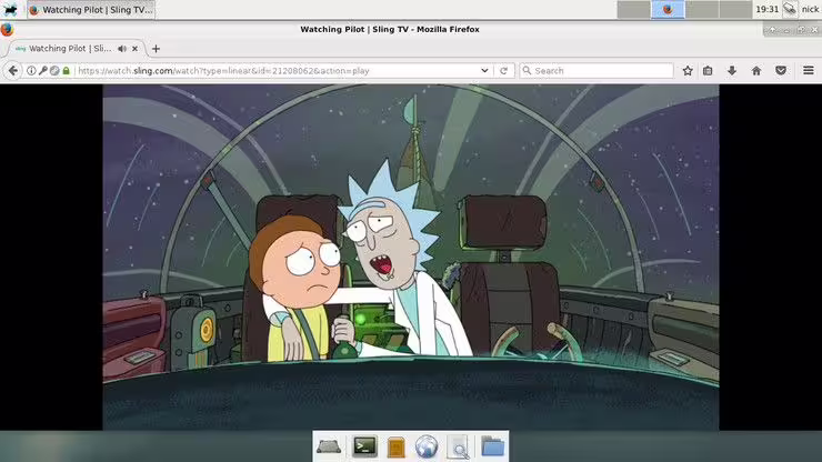 Sling TV Playing on Firefox