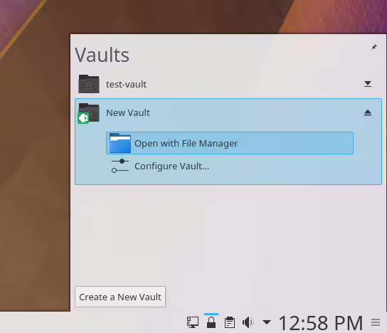 Plasma Vault open