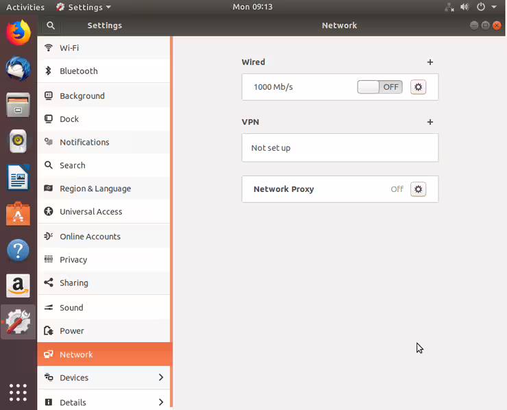 Restart to apply new network settings