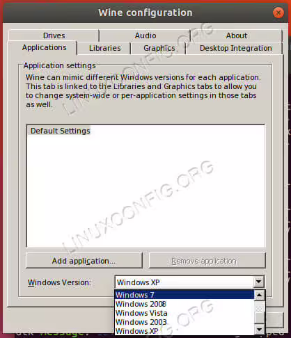 Set Wine Windows Version To Windows 7