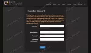 Register for Lutris