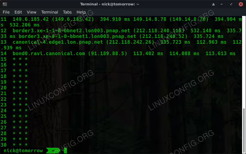 Traceroute Blocked