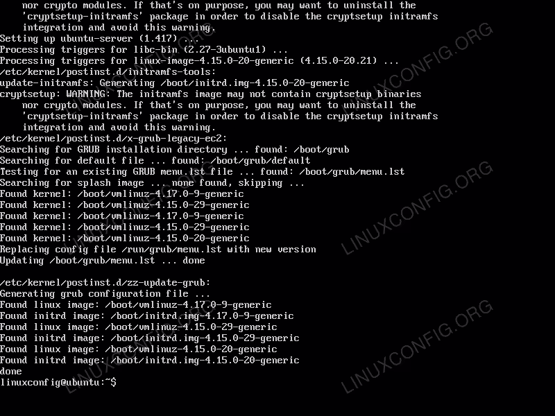 The downgrade should not produce any errors. Warnings are expected and not fatal.