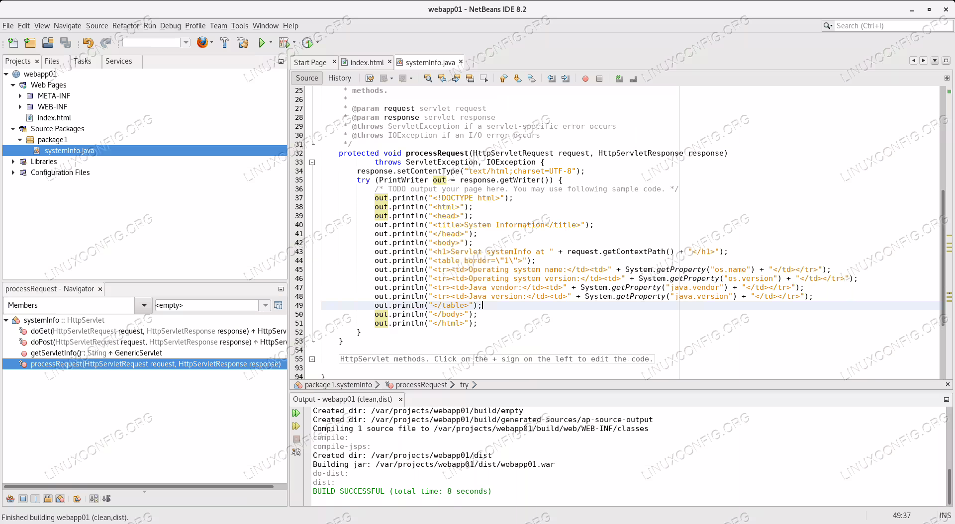 Successful build in Netbeans