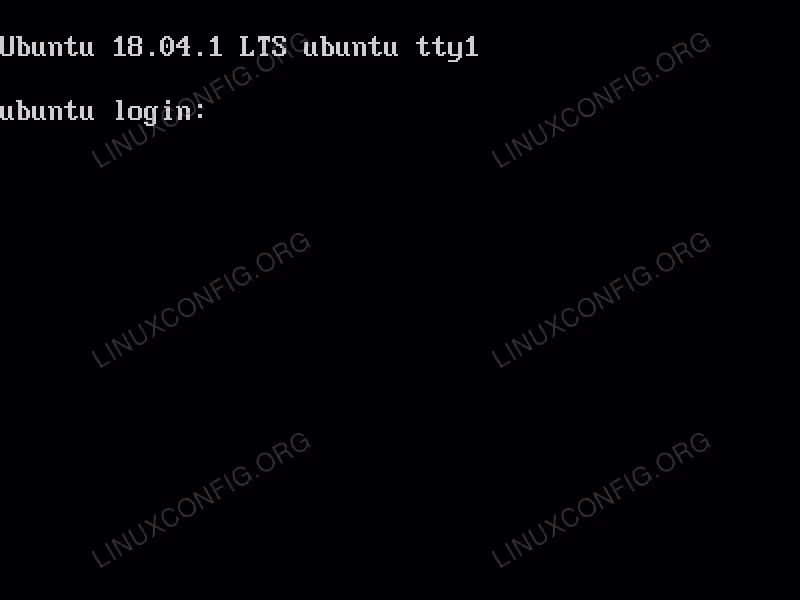 Custom TTY console font size on Ubuntu 18.04 Bionic Beaver Linux Server