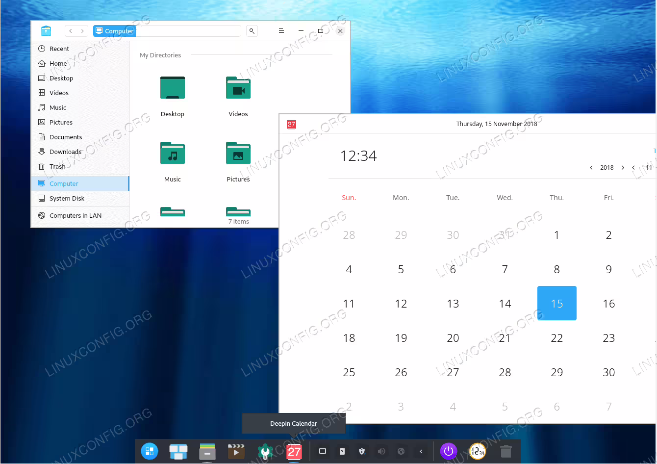 Installed Deepin Desktop on Manjaro 18 Linux