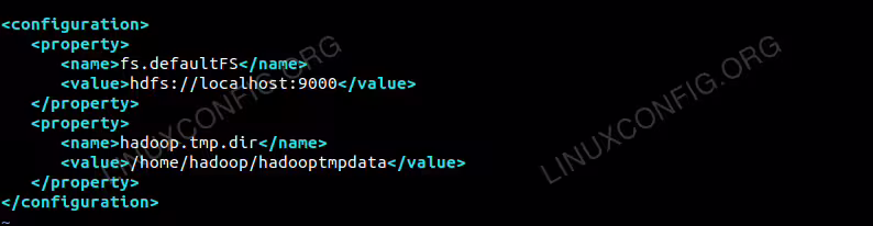 Configuration For core-site.xml File