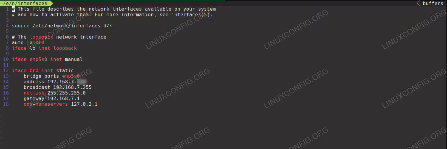 Configure a Static IP on Debian